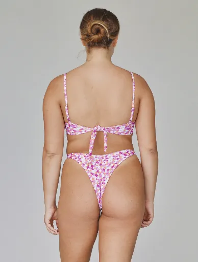 LOKAHI EMMY TOP-PINK GARDEN