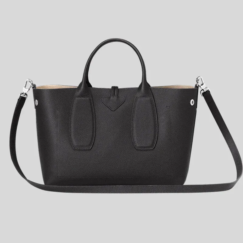 LONGCHAMP Roseau M Handbag Black RS-10058HPN