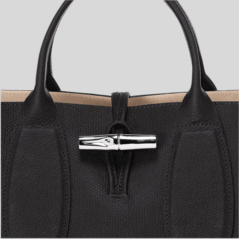 LONGCHAMP Roseau M Handbag Black RS-10058HPN