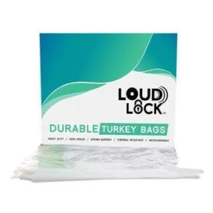 Loud Lock 18 inch x 24 inch Turkey & Oven Bags (100 Count)