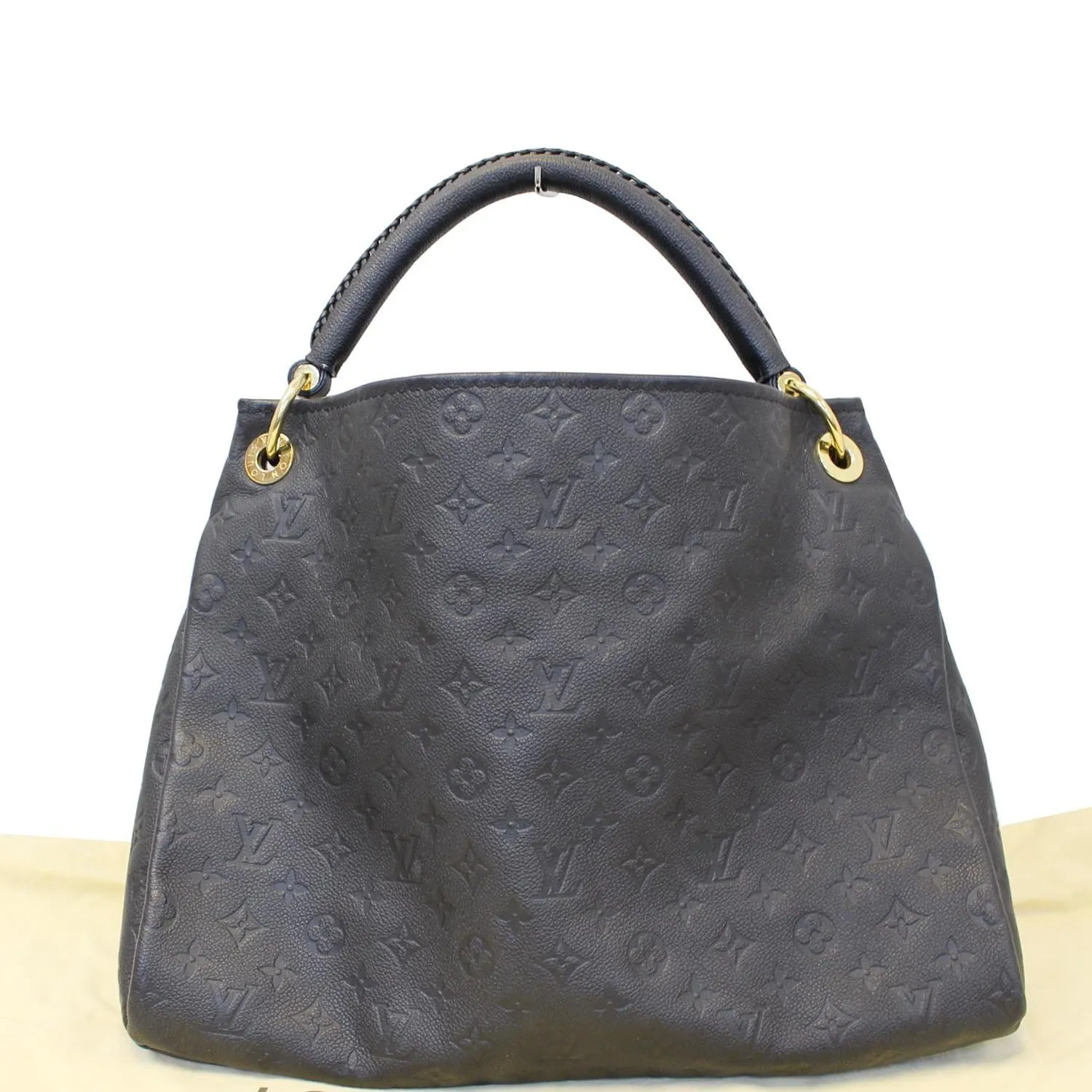 Louis Vuitton Artsy MM Empreinte Monogram Shoulder Bag Noir Black
