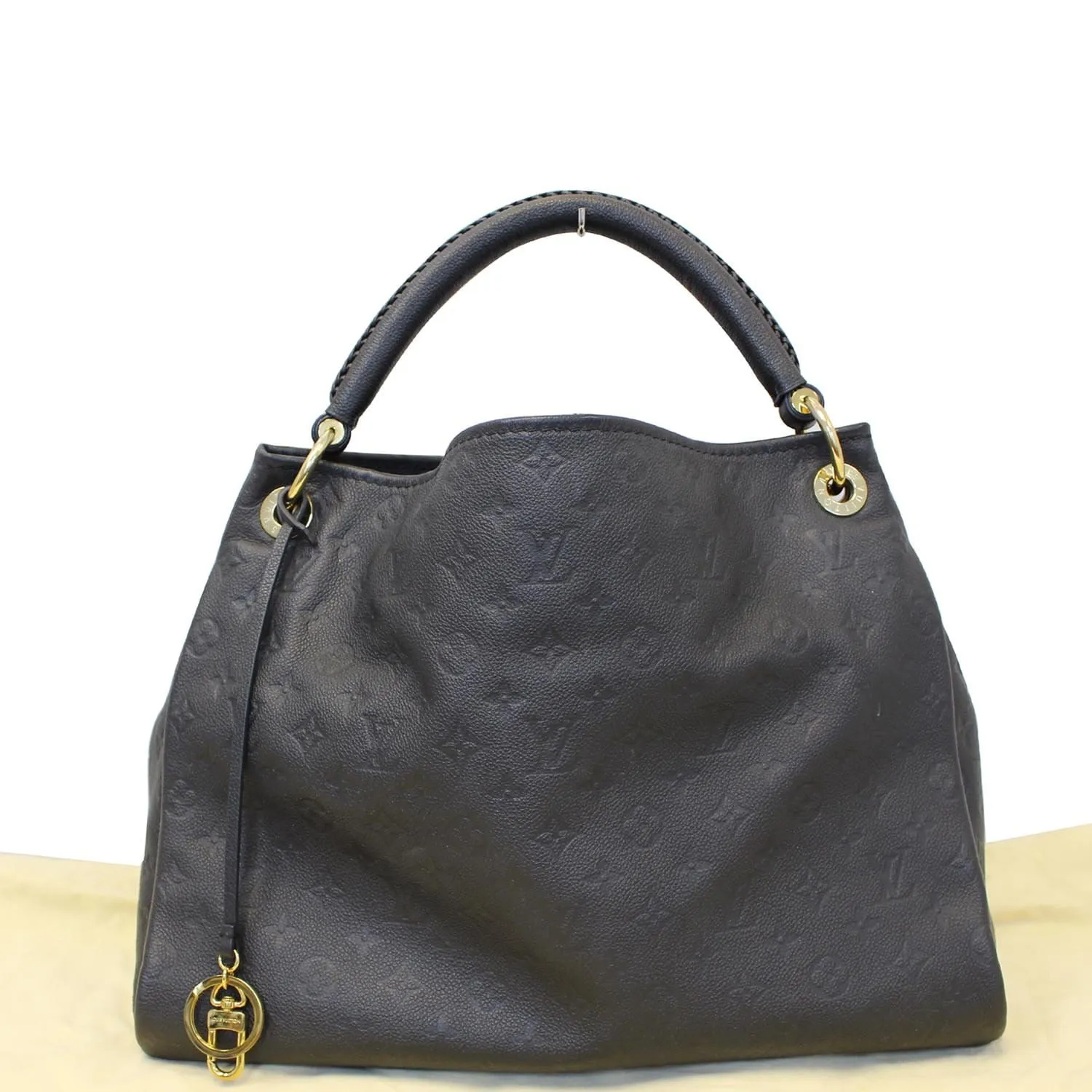 Louis Vuitton Artsy MM Empreinte Monogram Shoulder Bag Noir Black