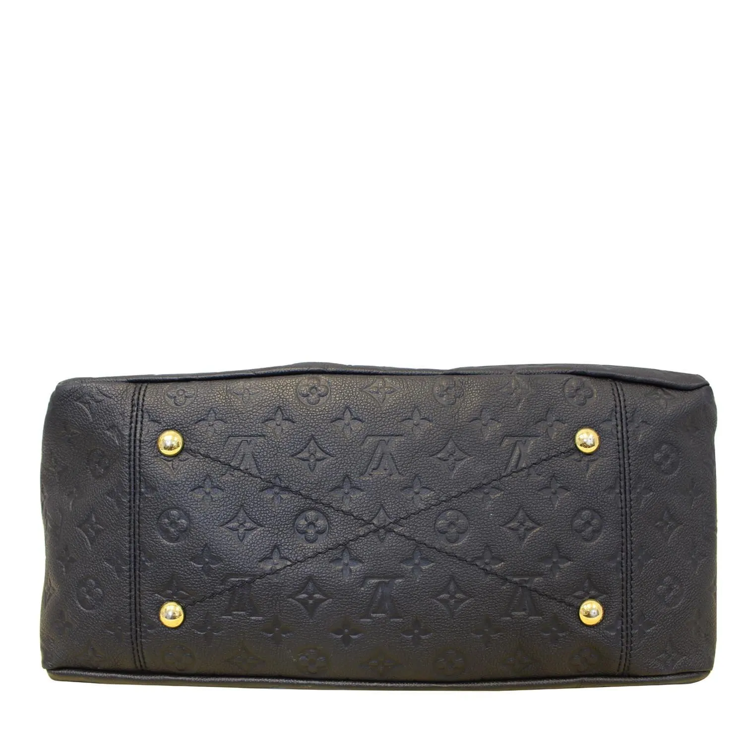 Louis Vuitton Artsy MM Empreinte Monogram Shoulder Bag Noir Black