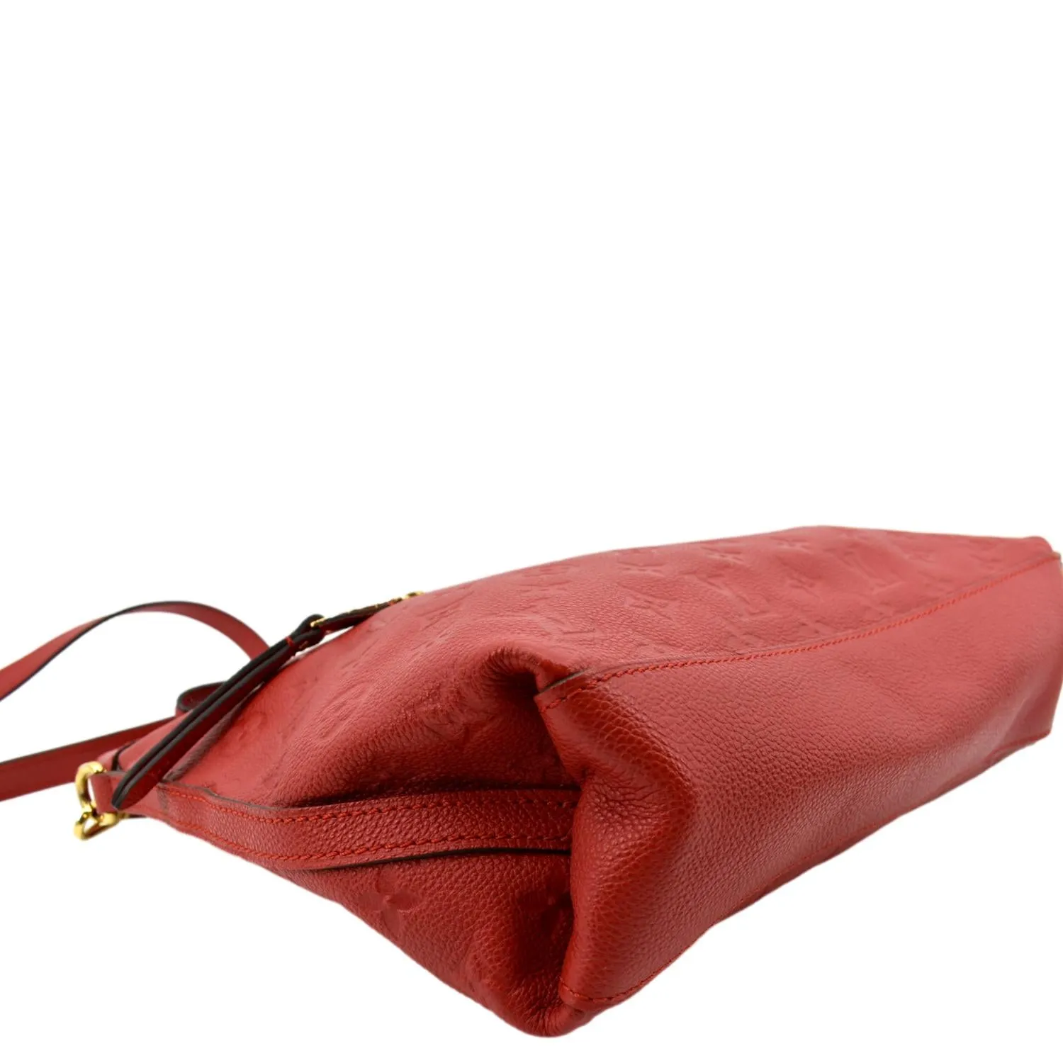 LOUIS VUITTON Bastille PM Empreinte Leather Shoulder Bag Red