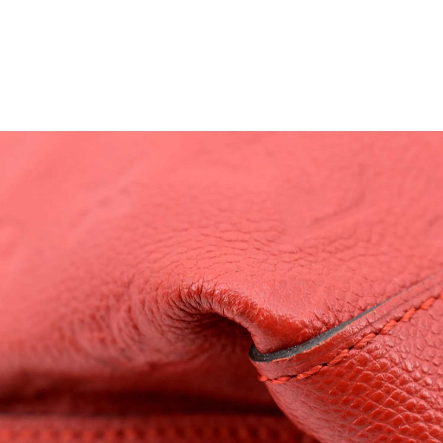 LOUIS VUITTON Bastille PM Empreinte Leather Shoulder Bag Red