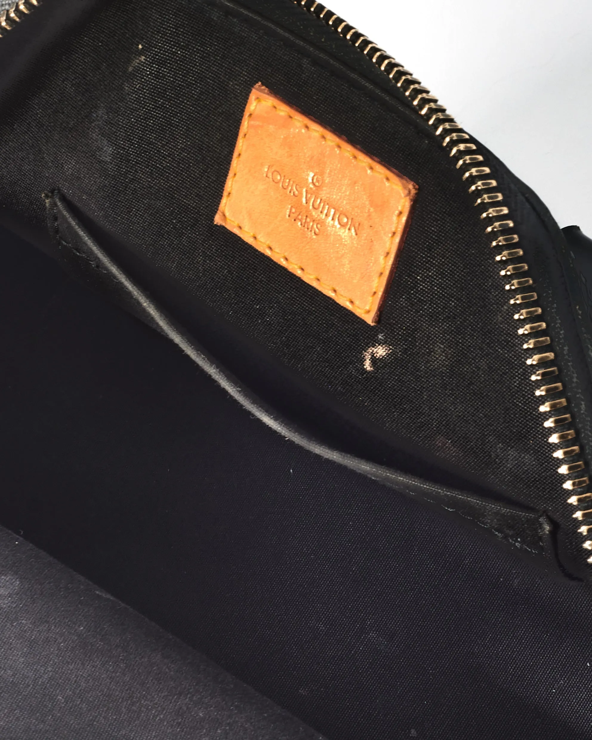 Louis Vuitton Black Monogram Vernis Alma BB Bag