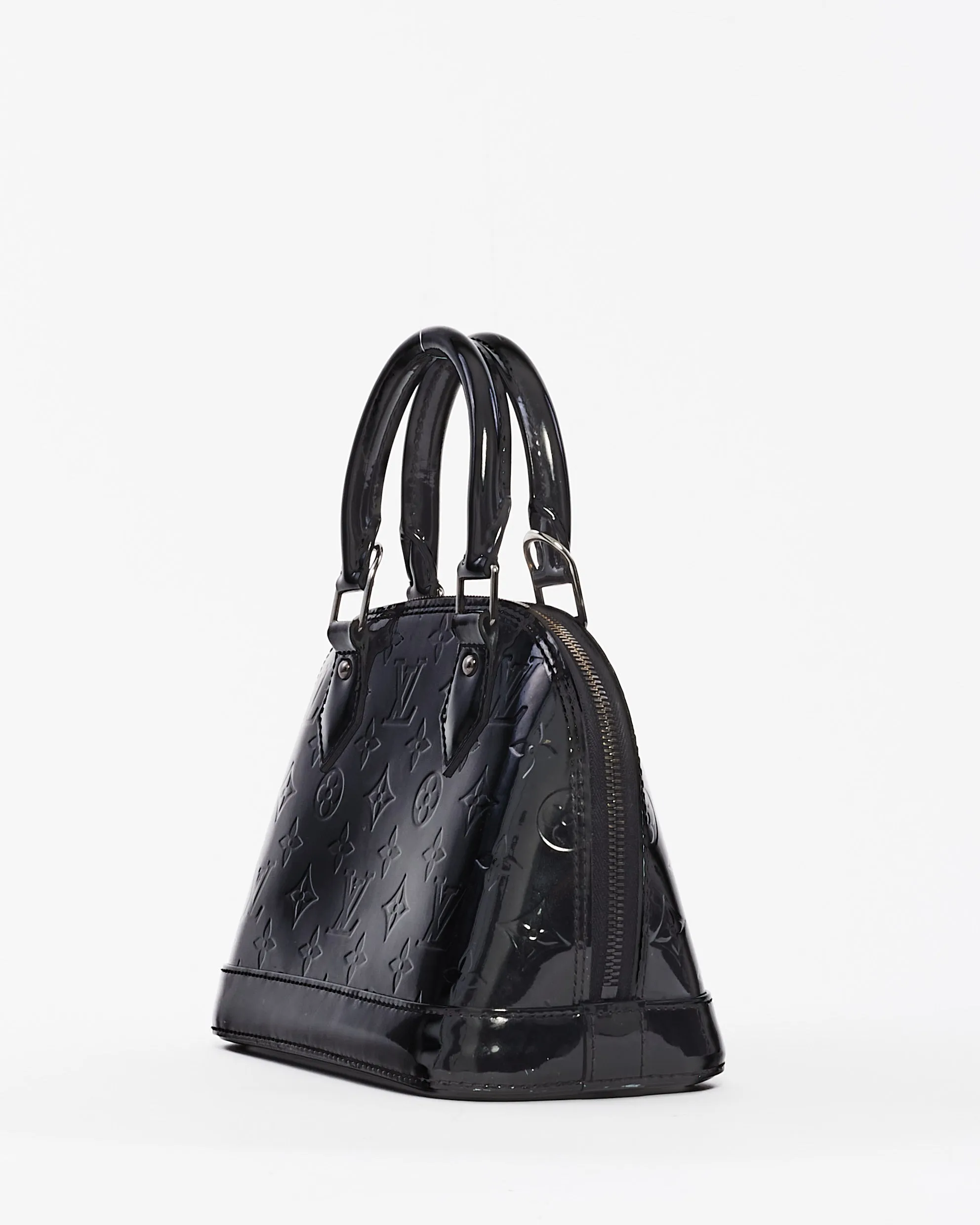 Louis Vuitton Black Monogram Vernis Alma BB Bag