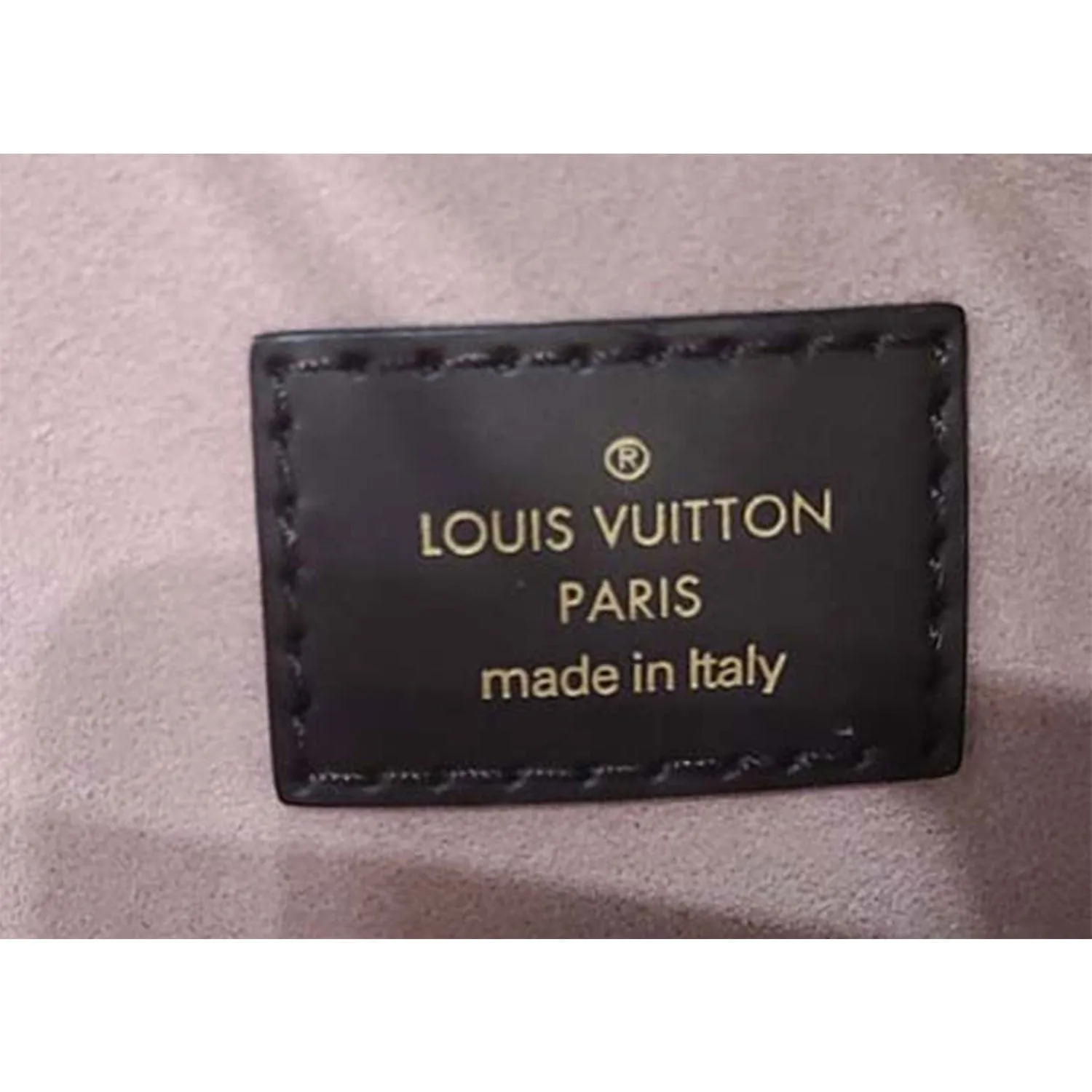 LOUIS VUITTON Brittany Damier Ebene Shoulder Bag Brown
