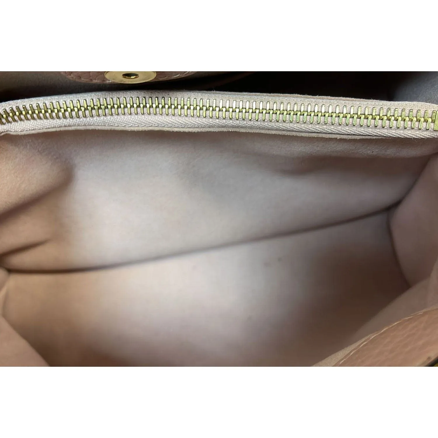 LOUIS VUITTON Brittany Damier Ebene Shoulder Bag Brown