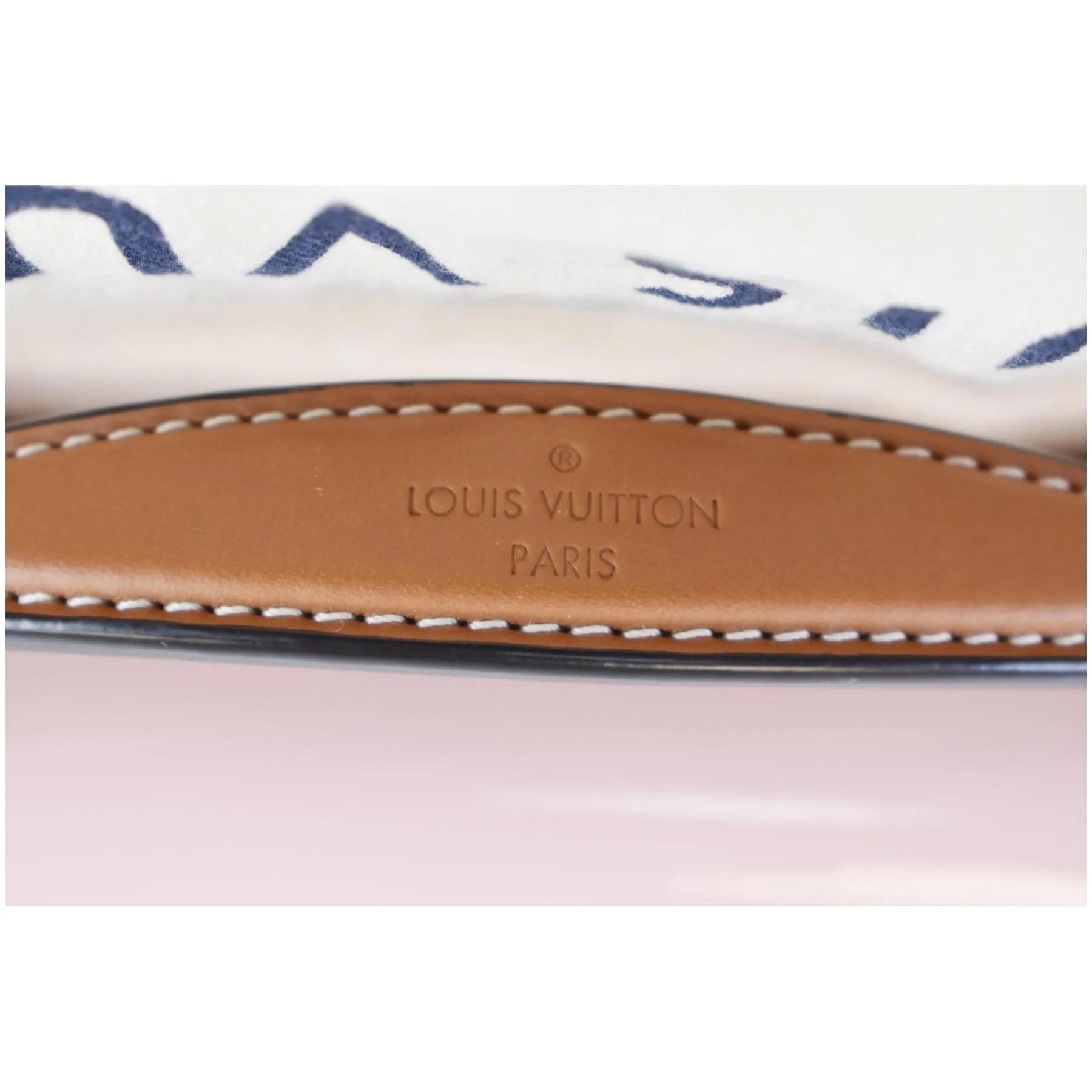 LOUIS VUITTON Cherrywood BB Patent Leather Shoulder Bag Rose Ballerine