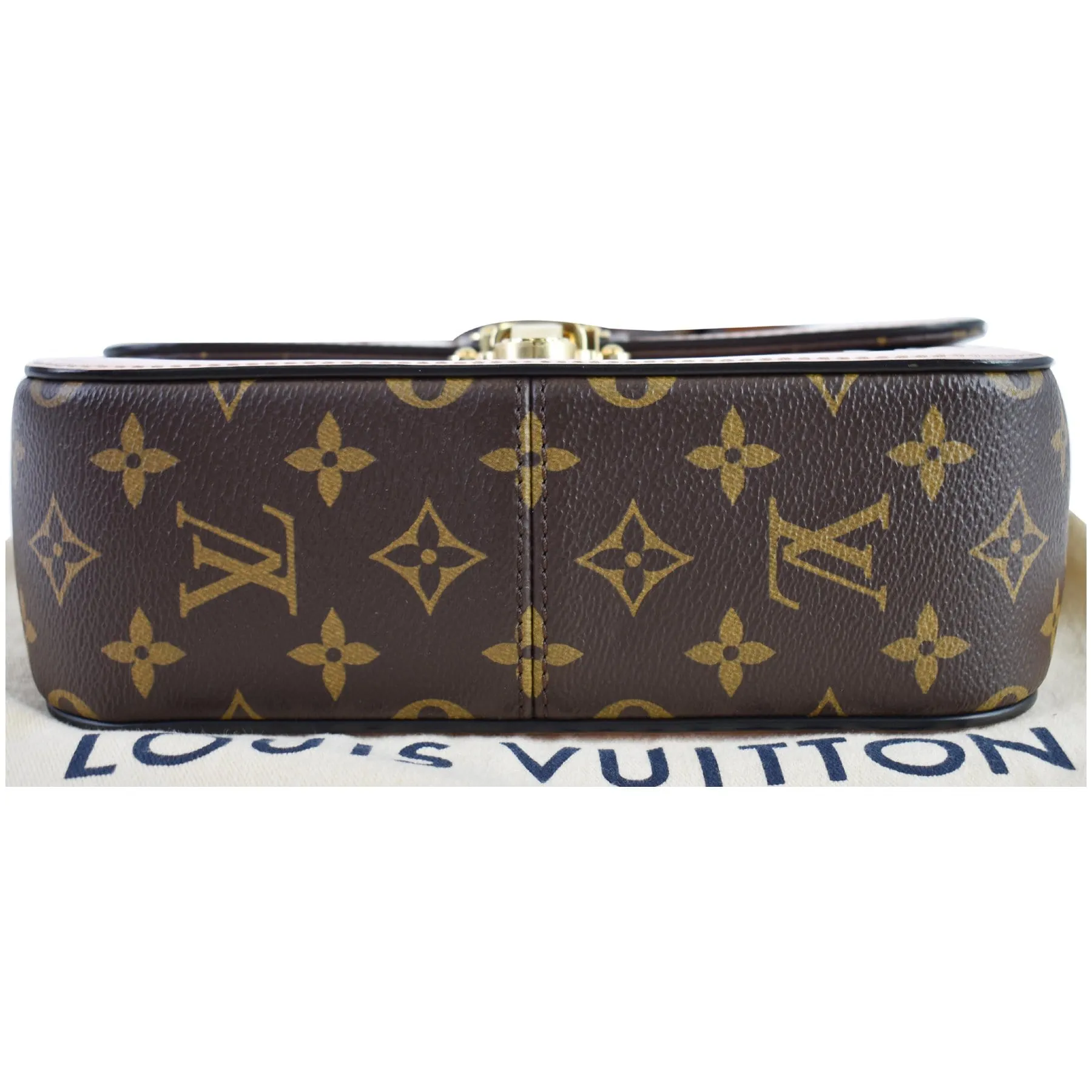 LOUIS VUITTON Cherrywood BB Patent Leather Shoulder Bag Rose Ballerine