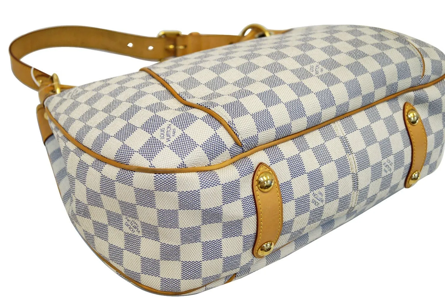 LOUIS VUITTON Damier Azur Galliera PM Shoulder Bag