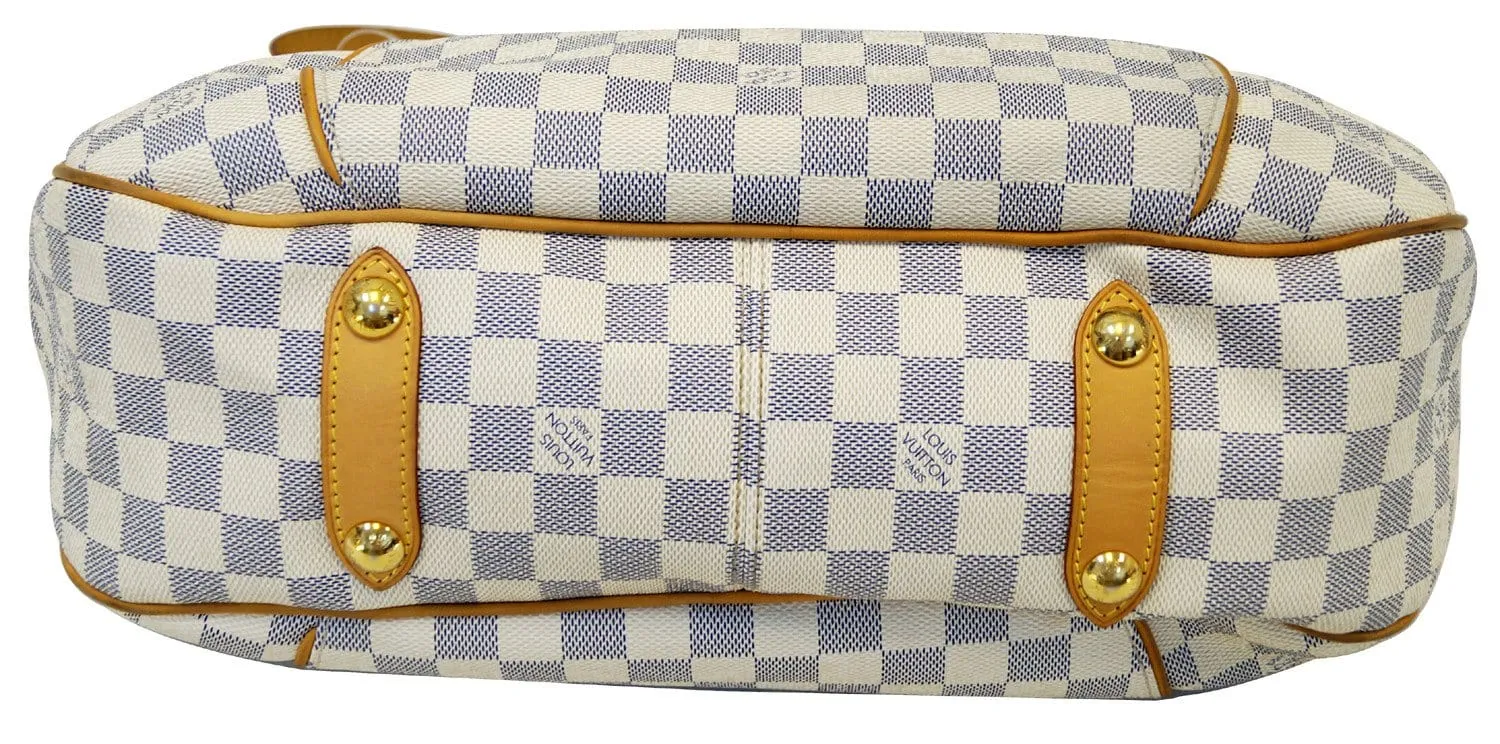 LOUIS VUITTON Damier Azur Galliera PM Shoulder Bag