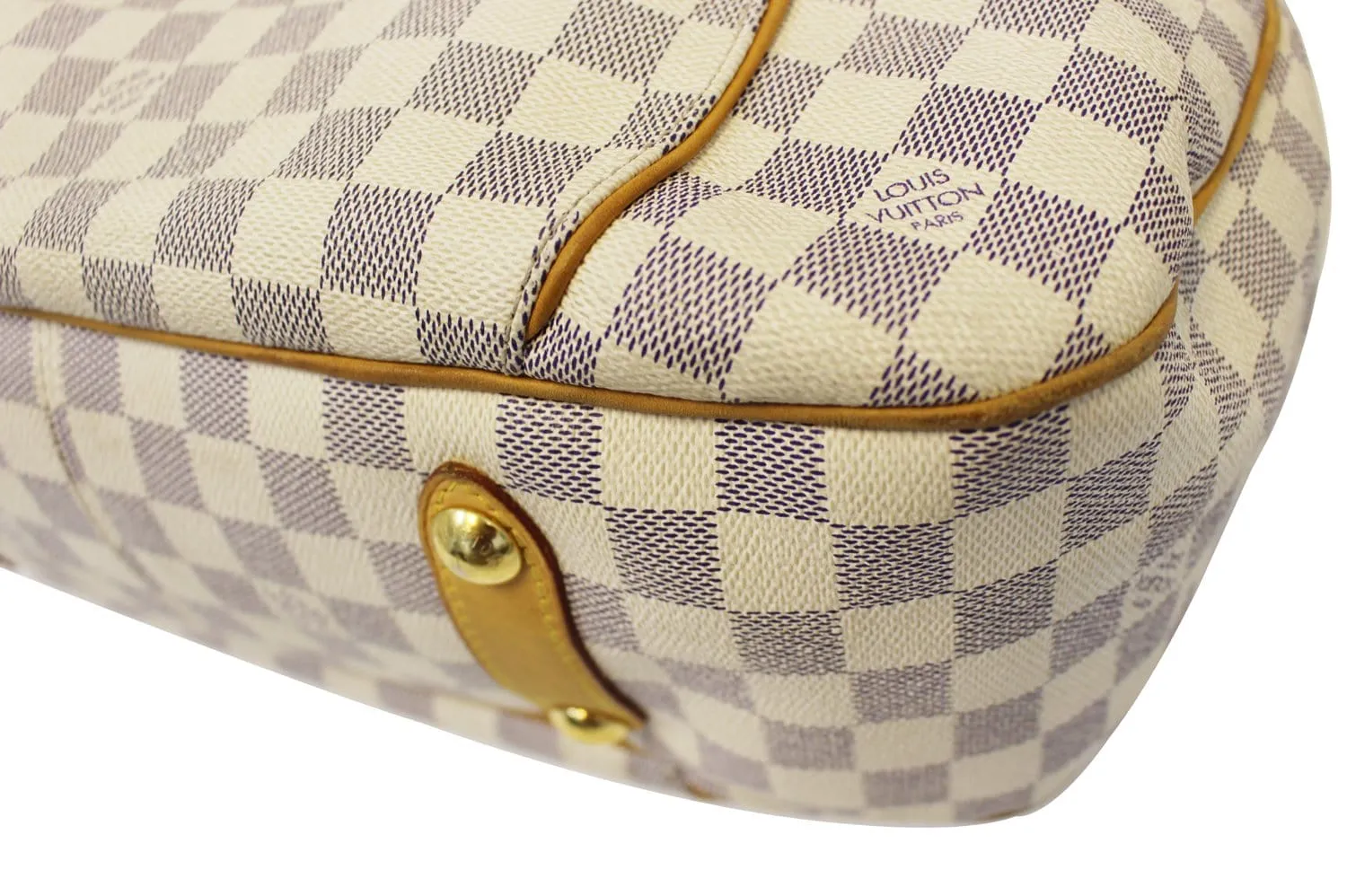 LOUIS VUITTON Damier Azur Galliera PM Shoulder Bag