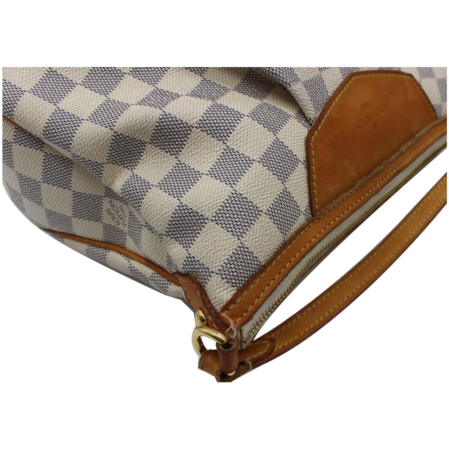 LOUIS VUITTON Damier Azur Siracusa PM Shoulder Bag