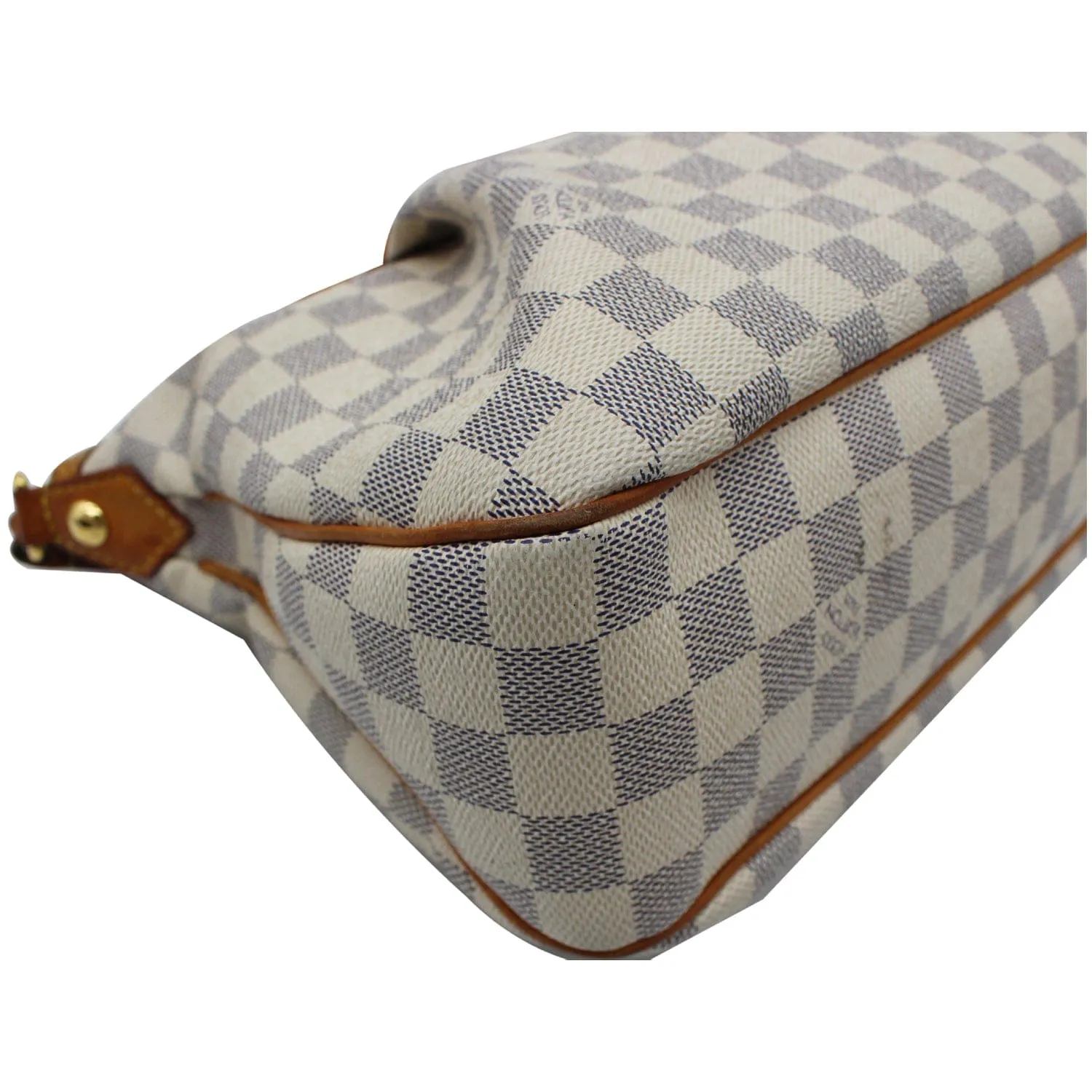 LOUIS VUITTON Damier Azur Siracusa PM Shoulder Bag