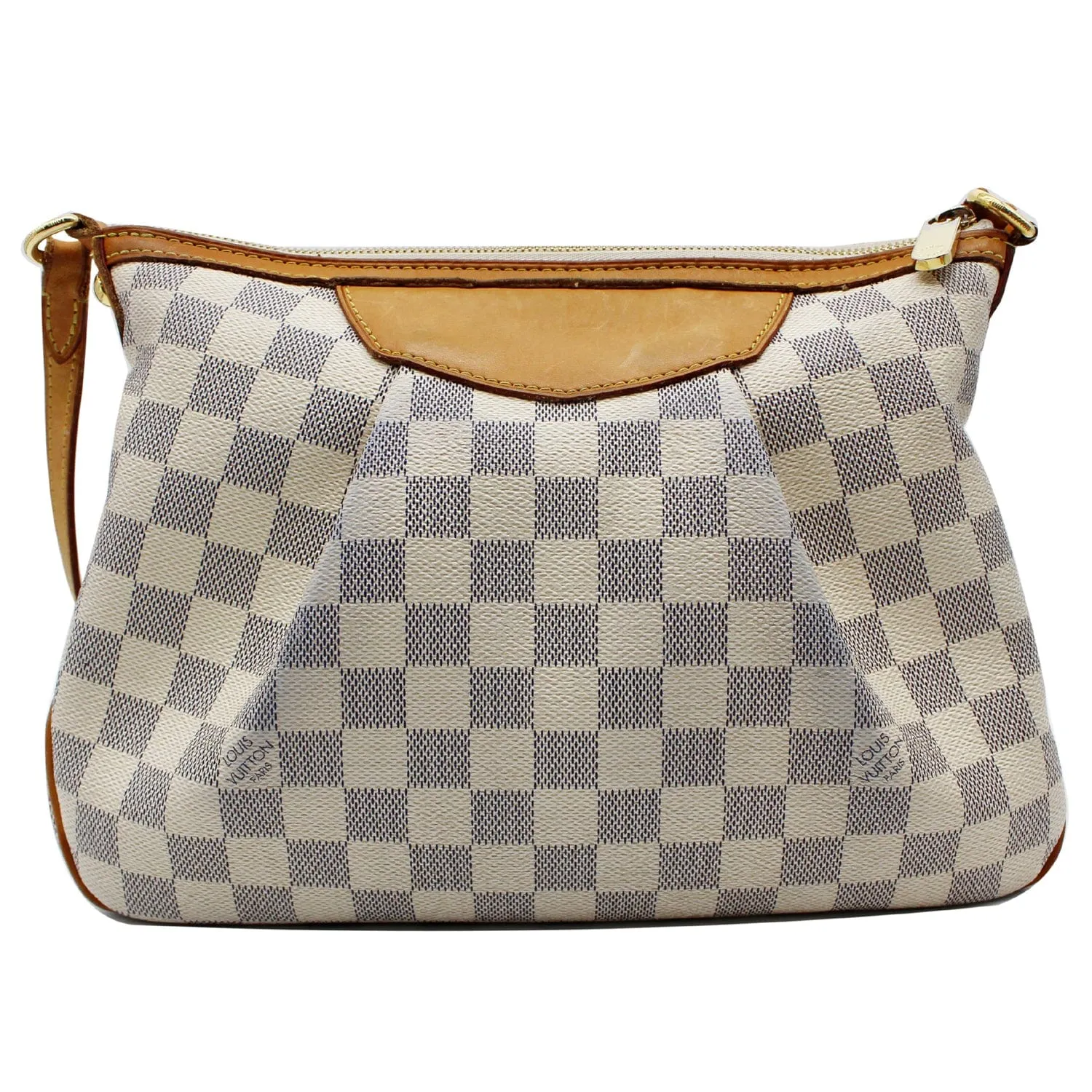 LOUIS VUITTON Damier Azur Siracusa PM Shoulder Bag