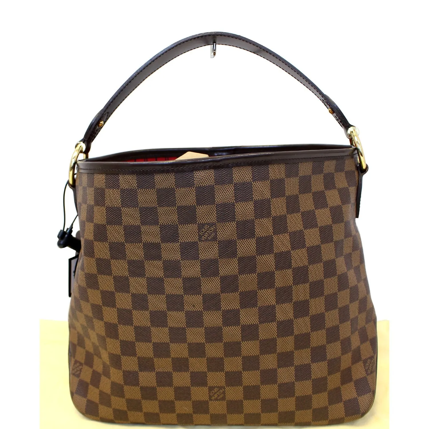 LOUIS VUITTON Delightful MM NM Damier Ebene Hobo Shoulder Bag