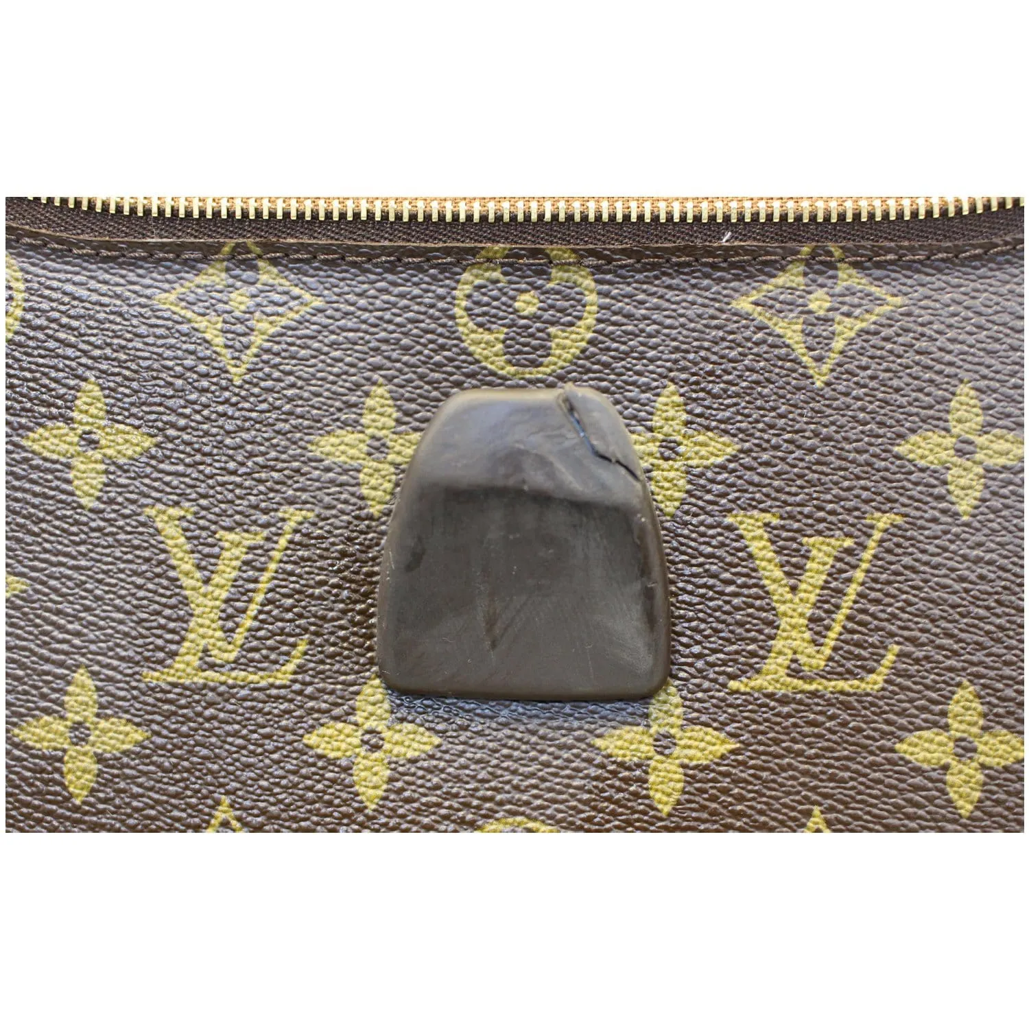 LOUIS VUITTON Eole 50 Monogram Canvas  Rolling Luggage Bag Brown