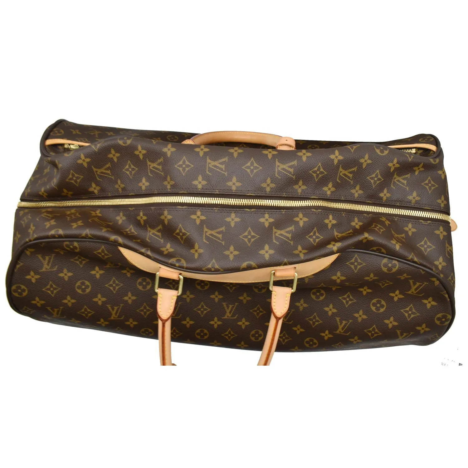 LOUIS VUITTON Eole 60 Monogram Canvas Rolling Luggage Bag Brown