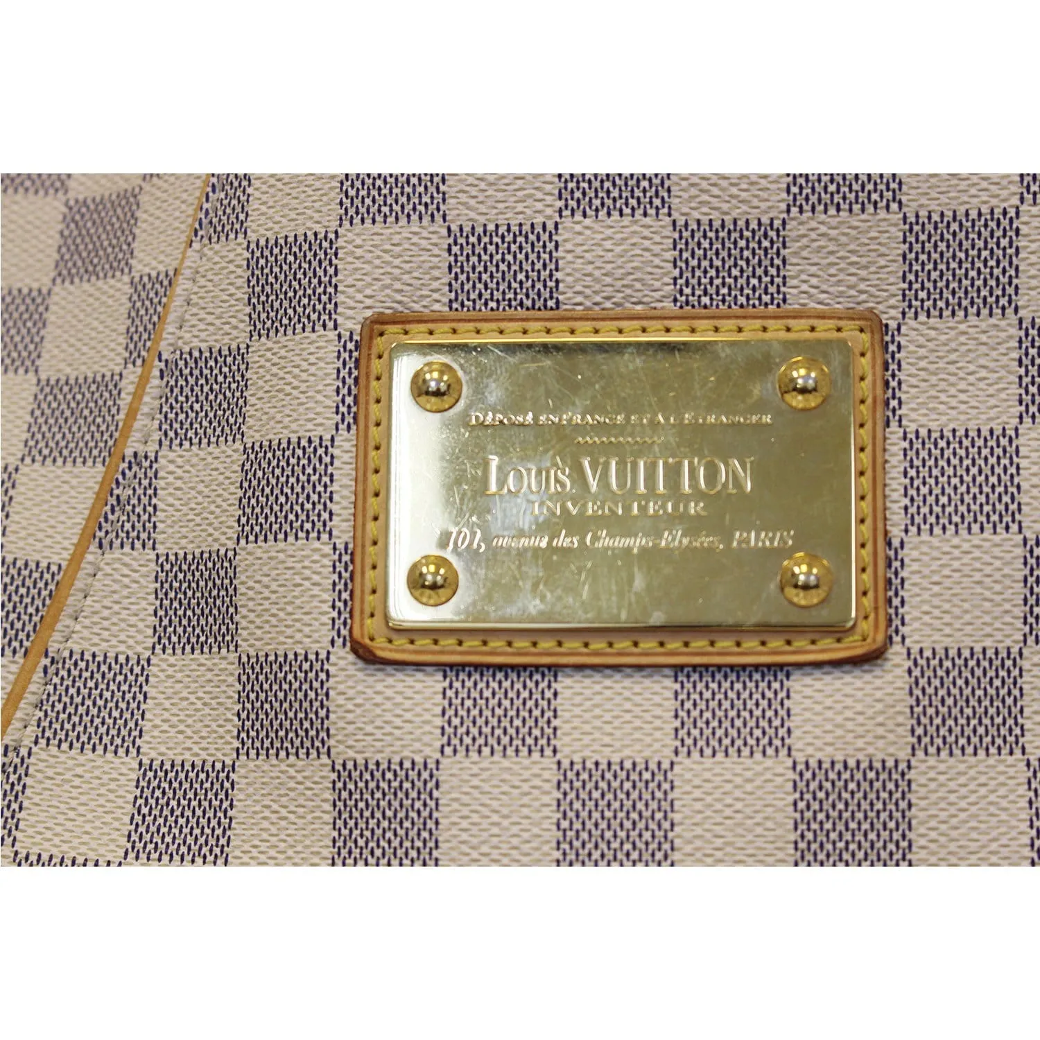 LOUIS VUITTON Galliera PM Damier Azur Shoulder Bag