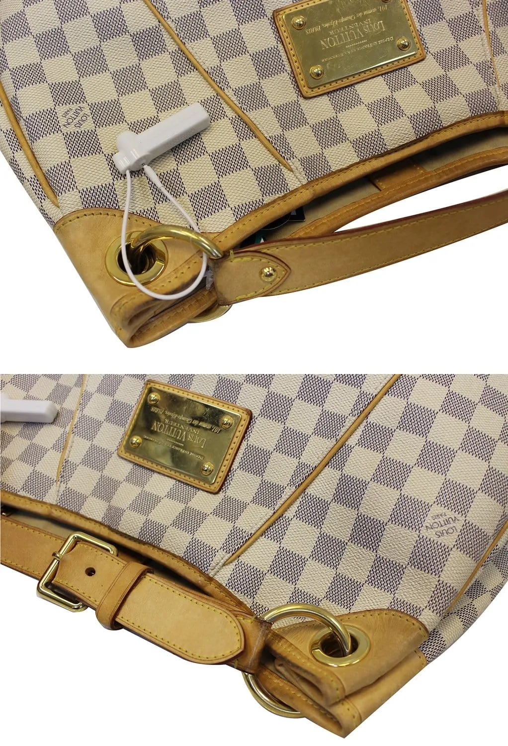 LOUIS VUITTON Galliera PM Damier Azur Shoulder Bag