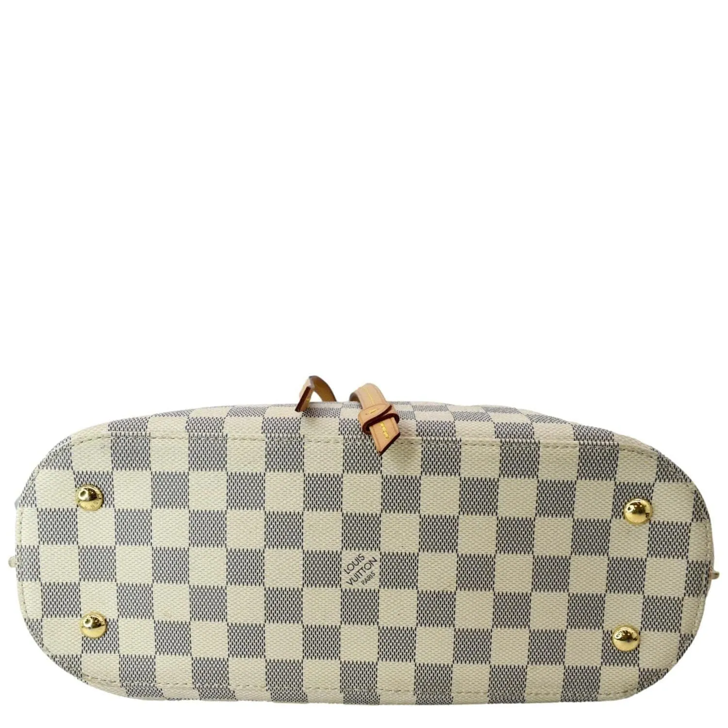 LOUIS VUITTON Girolata Damier Azur Shoulder Bag White