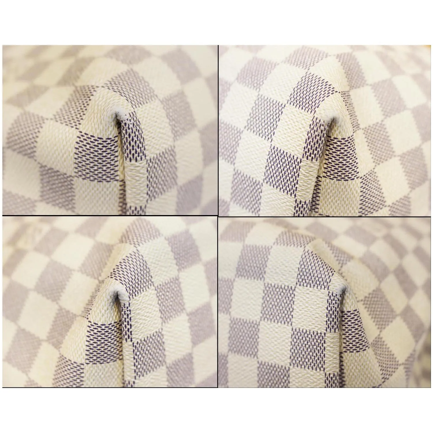 LOUIS VUITTON Graceful MM Damier Azur Shoulder Bag