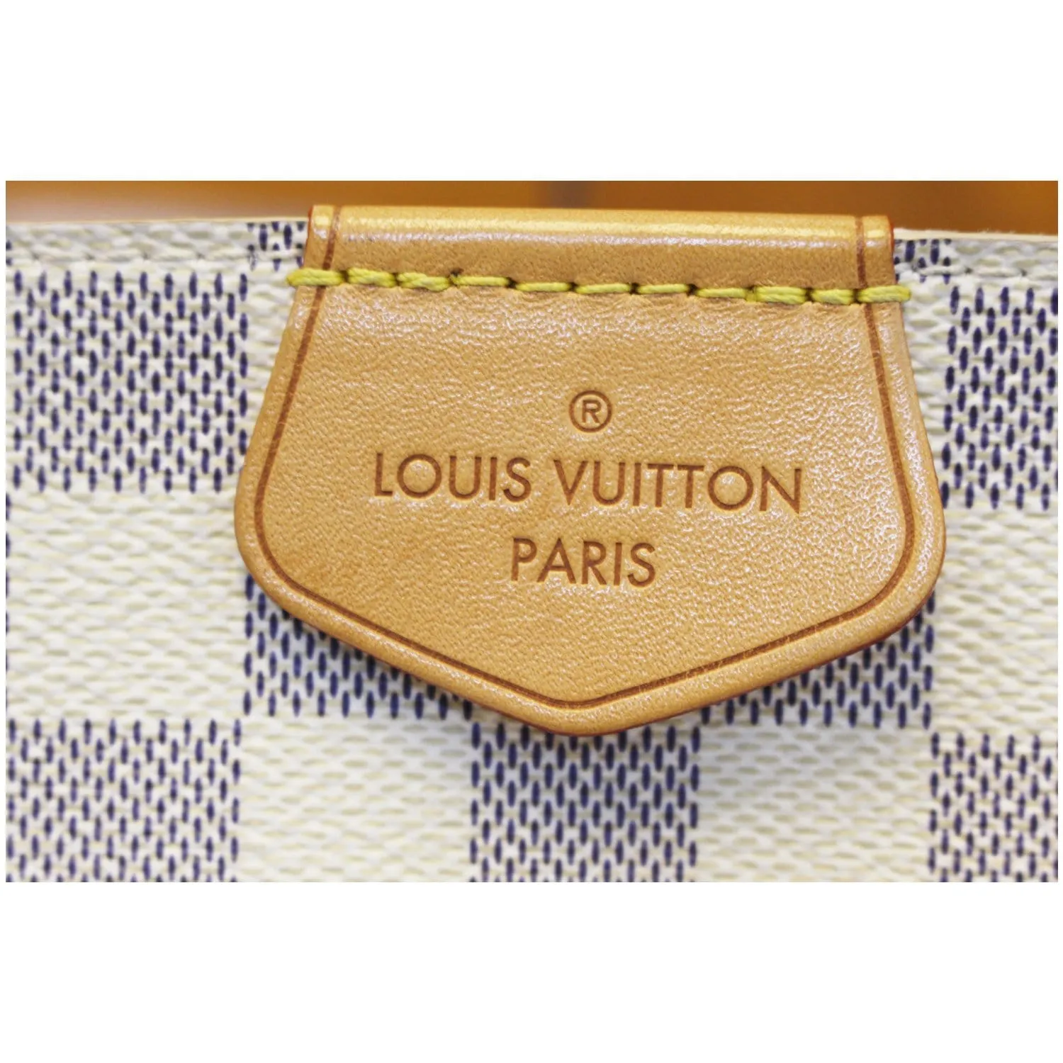 LOUIS VUITTON Graceful MM Damier Azur Shoulder Bag