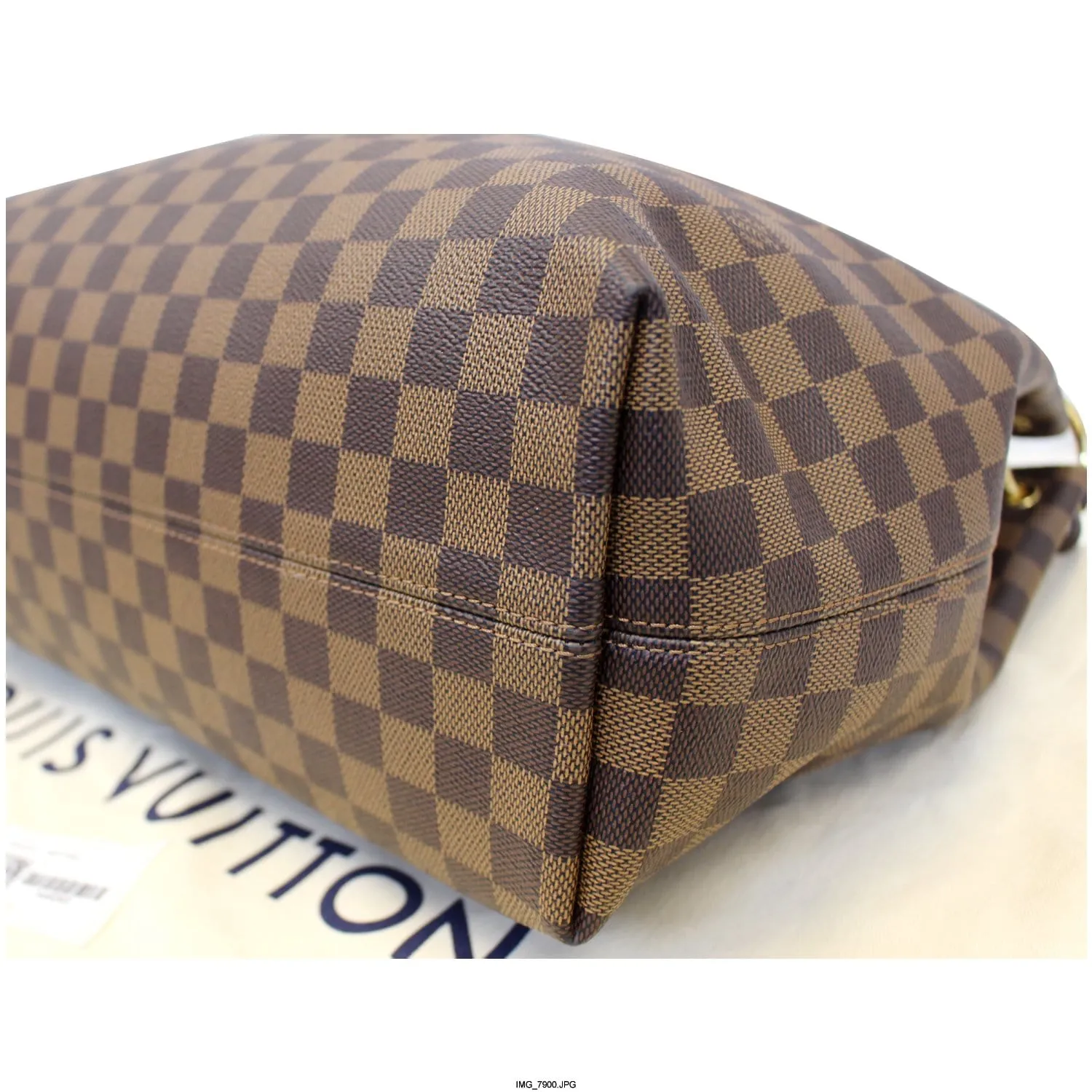 LOUIS VUITTON Graceful MM Damier Ebene Shoulder Bag