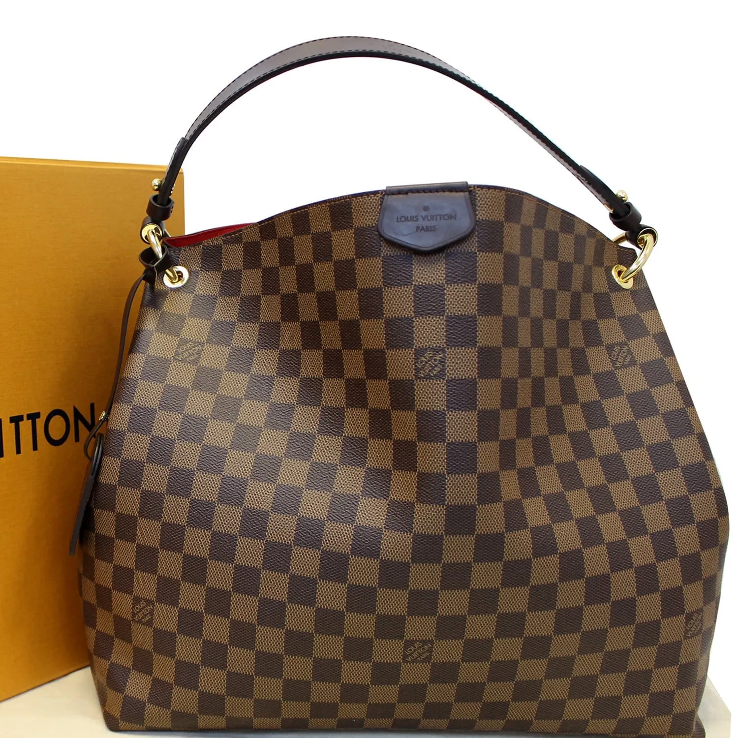 LOUIS VUITTON Graceful MM Damier Ebene Shoulder Bag
