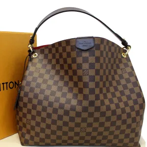 LOUIS VUITTON Graceful MM Damier Ebene Shoulder Bag