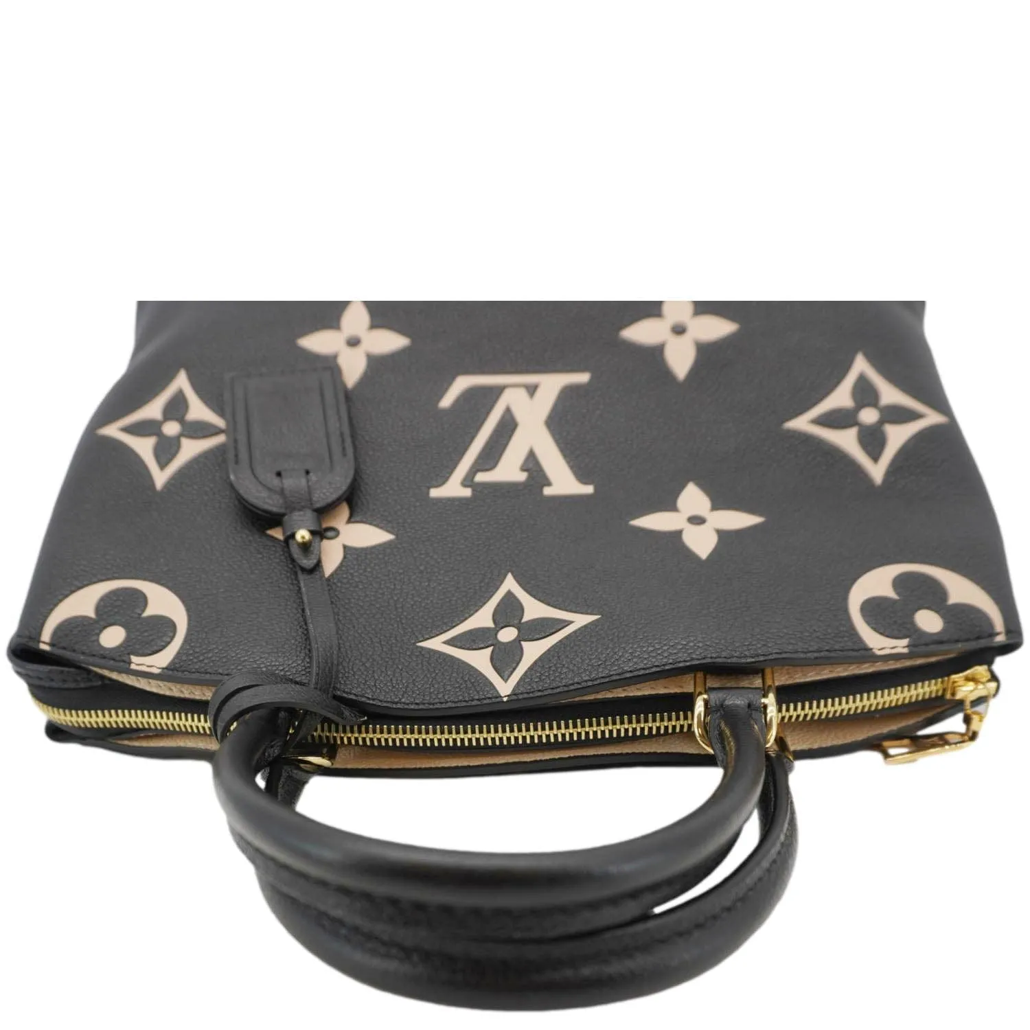 LOUIS VUITTON Grand Palais MM Monogram Empreinte Leather Shoulder Bag Bicolor