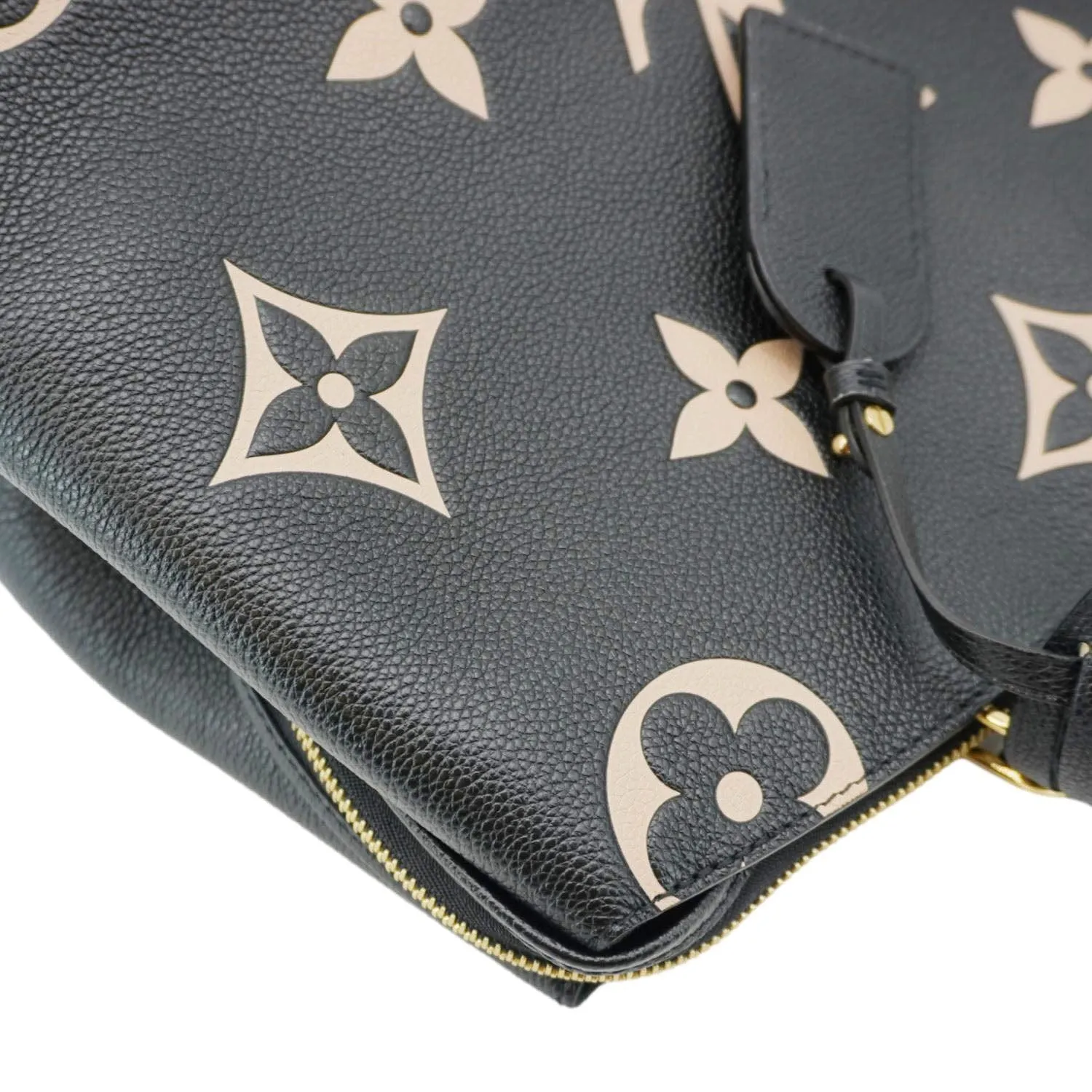 LOUIS VUITTON Grand Palais MM Monogram Empreinte Leather Shoulder Bag Bicolor