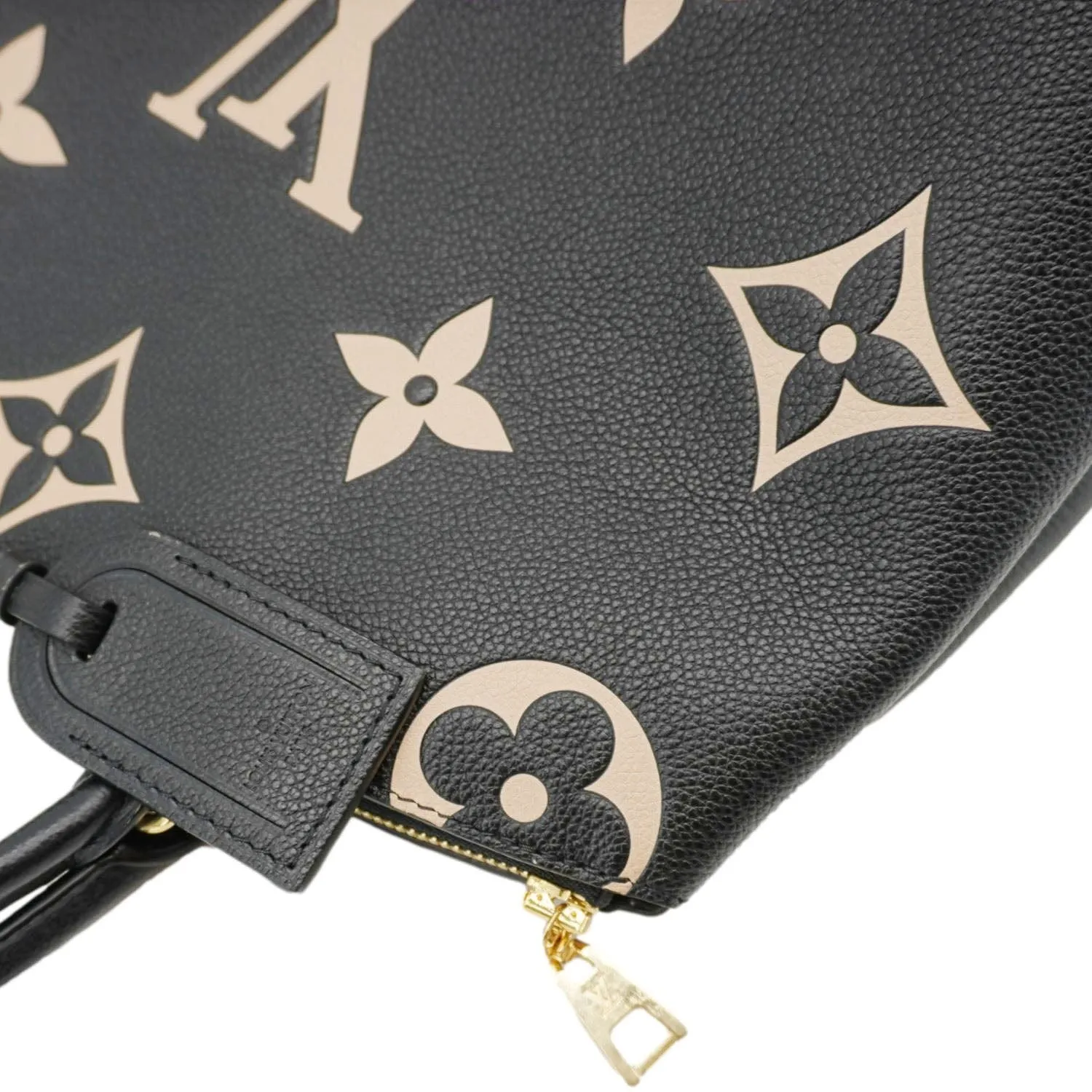 LOUIS VUITTON Grand Palais MM Monogram Empreinte Leather Shoulder Bag Bicolor