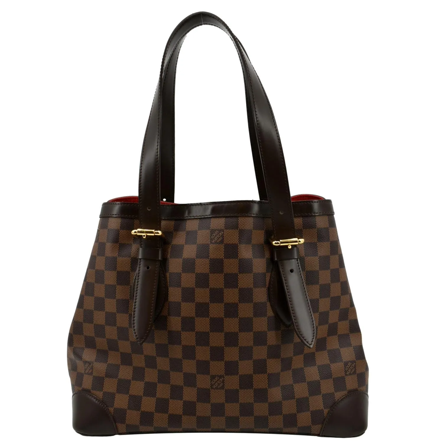 LOUIS VUITTON Hampstead PM Damier Ebene Shoulder Bag Brown