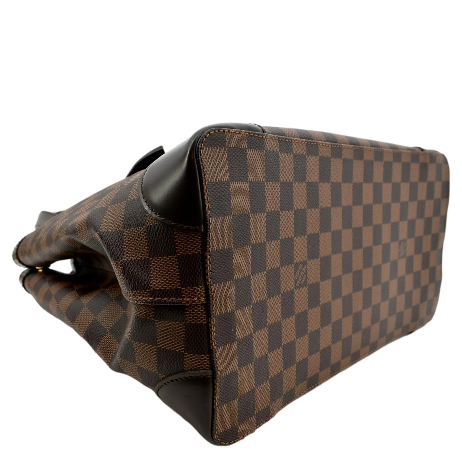 LOUIS VUITTON Hampstead PM Damier Ebene Shoulder Bag Brown