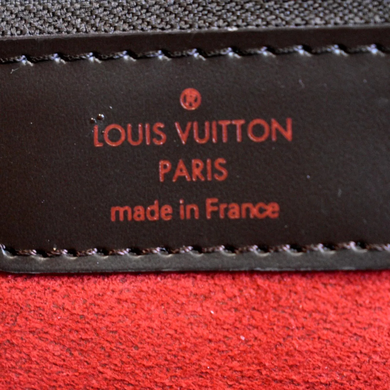LOUIS VUITTON Hampstead PM Damier Ebene Shoulder Bag Brown