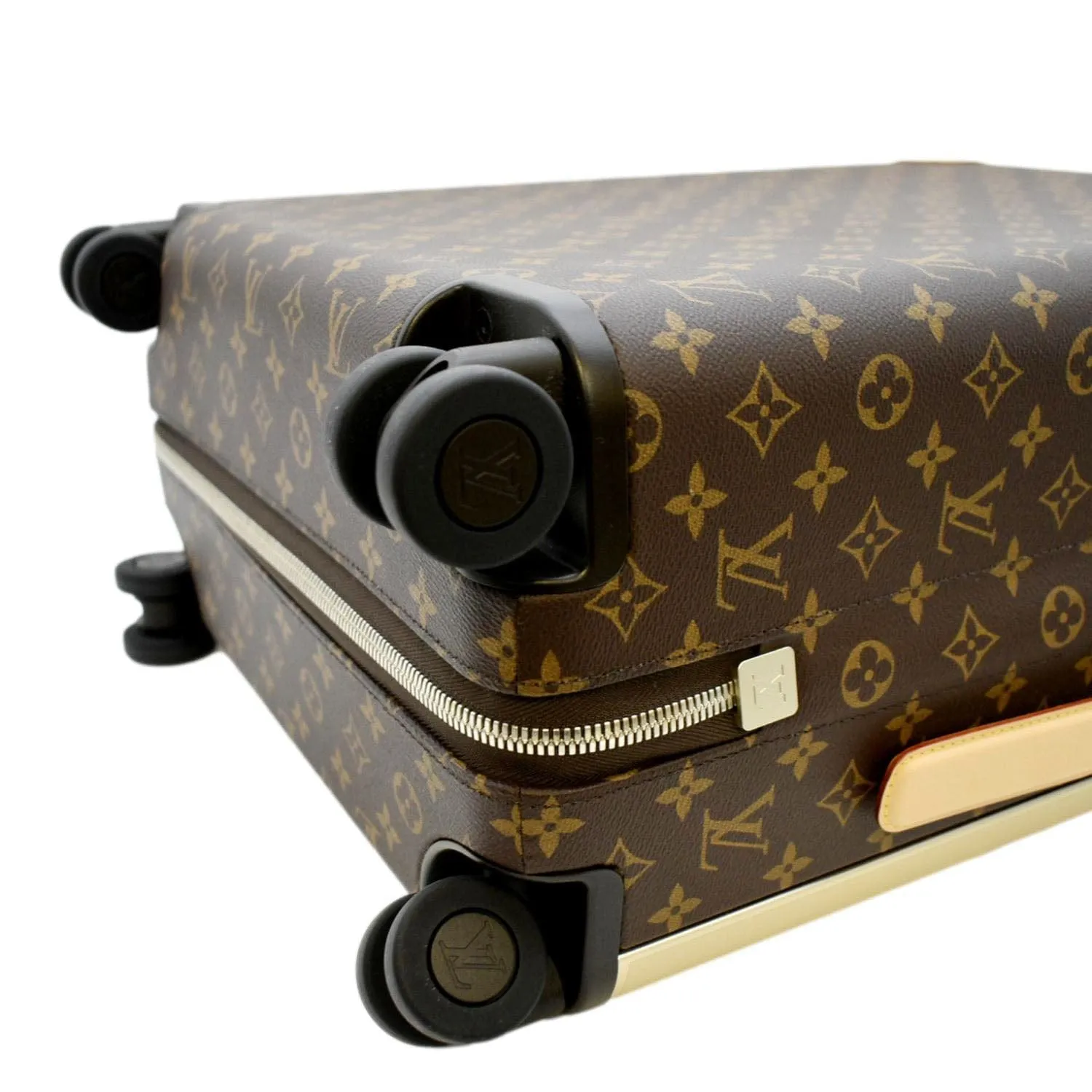LOUIS VUITTON Horizon 55 Monogram Canvas Rolling Suitcase Brown