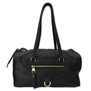 LOUIS VUITTON Inspiree Monogram Empreinte Leather Shoulder Bag Black