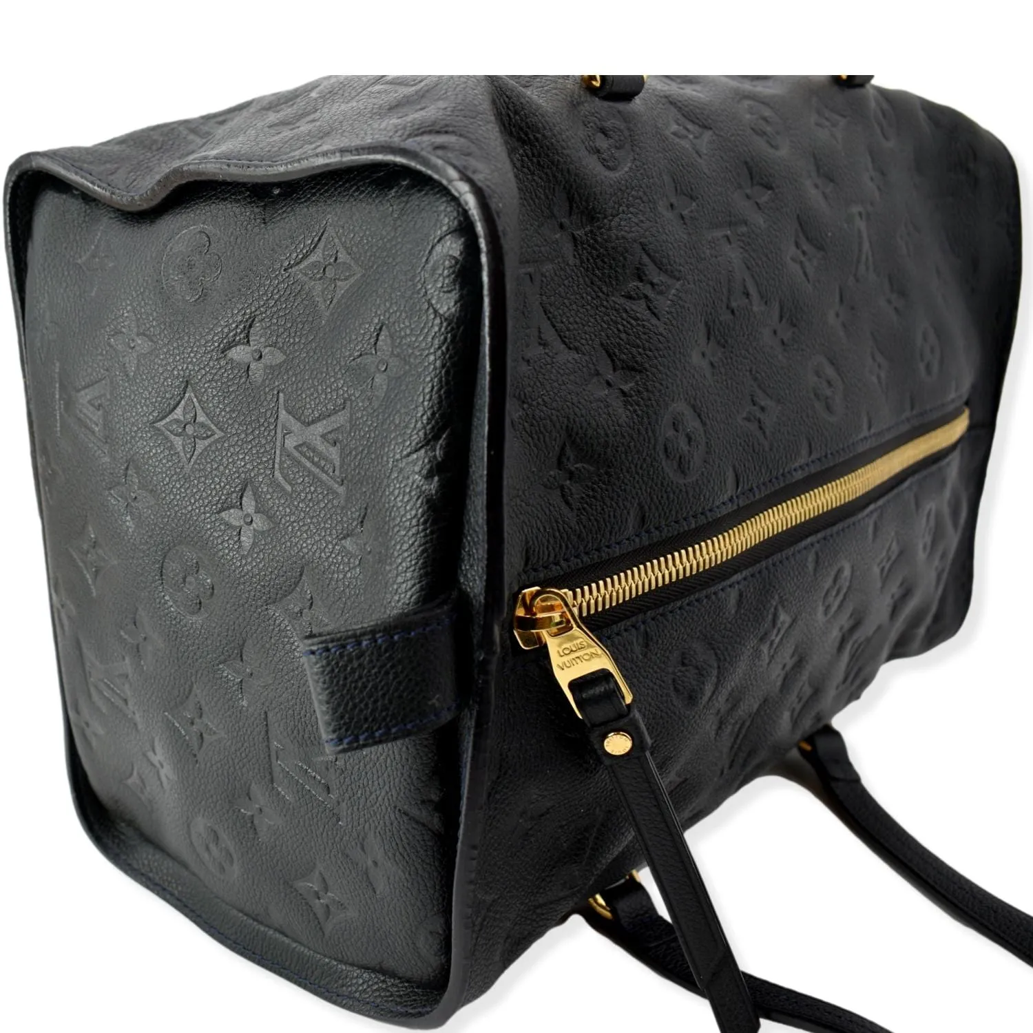 LOUIS VUITTON Inspiree Monogram Empreinte Leather Shoulder Bag Black