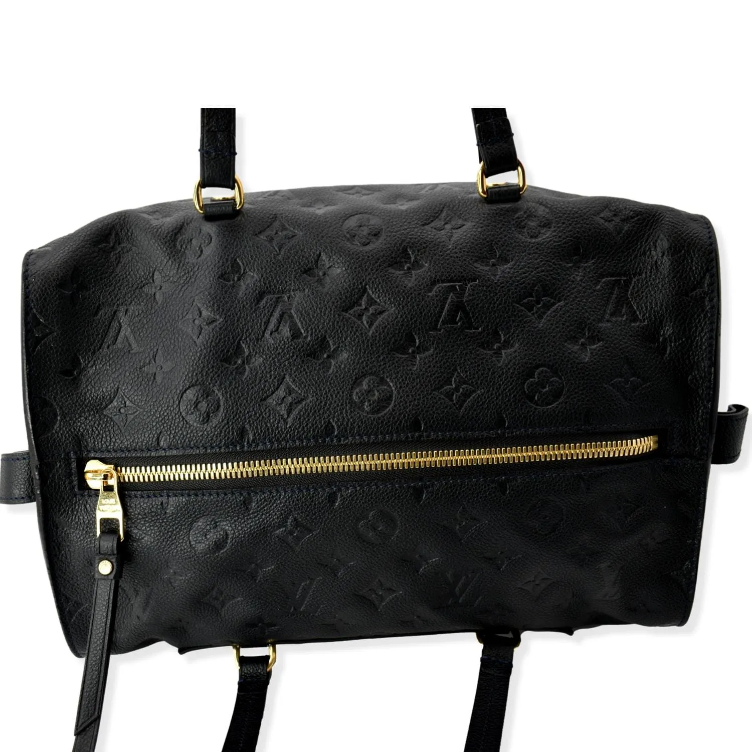 LOUIS VUITTON Inspiree Monogram Empreinte Leather Shoulder Bag Black