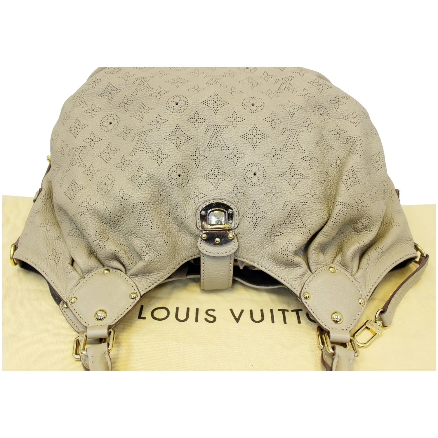 LOUIS VUITTON Mahina L Monogram Leather Shoulder Bag