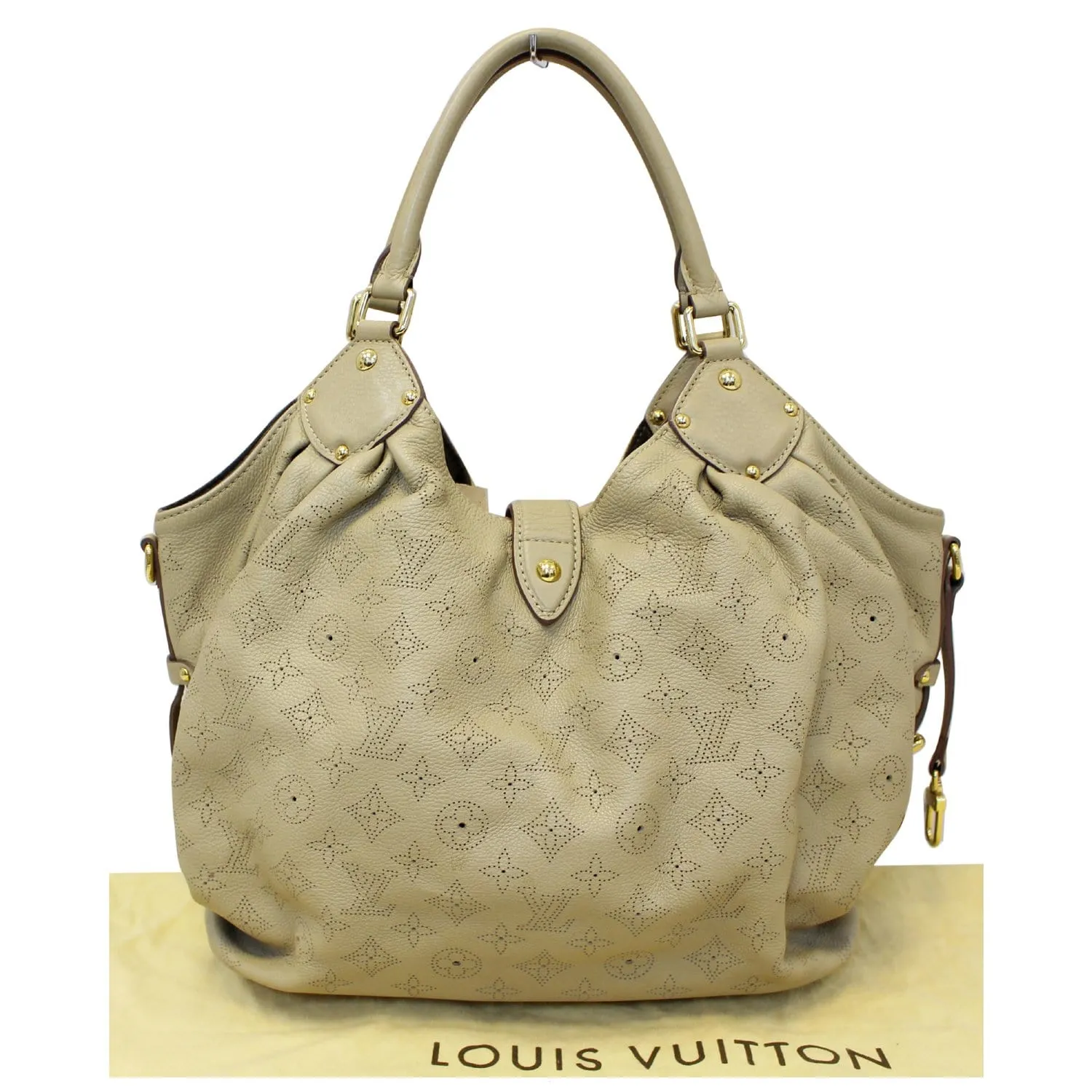 LOUIS VUITTON Mahina L Monogram Leather Shoulder Bag