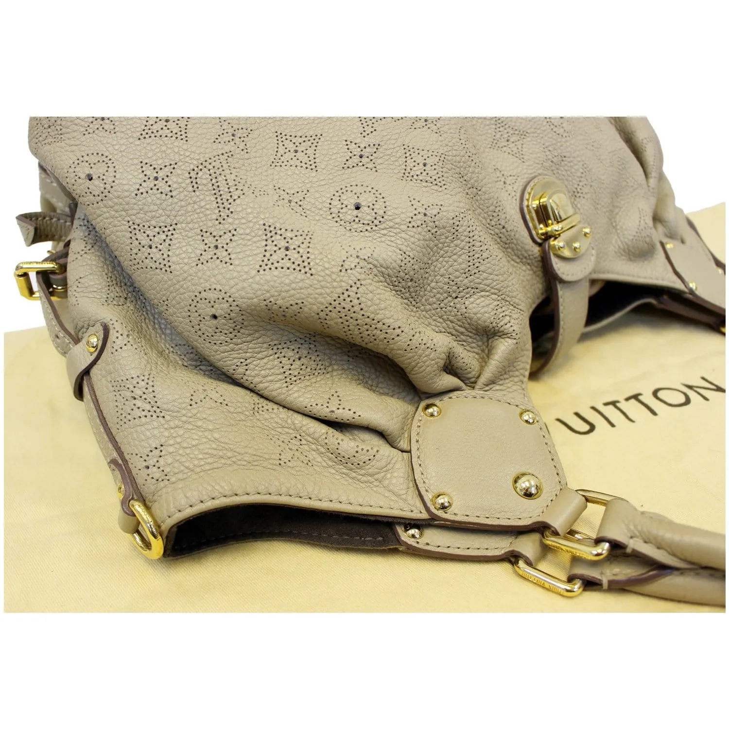 LOUIS VUITTON Mahina L Monogram Leather Shoulder Bag