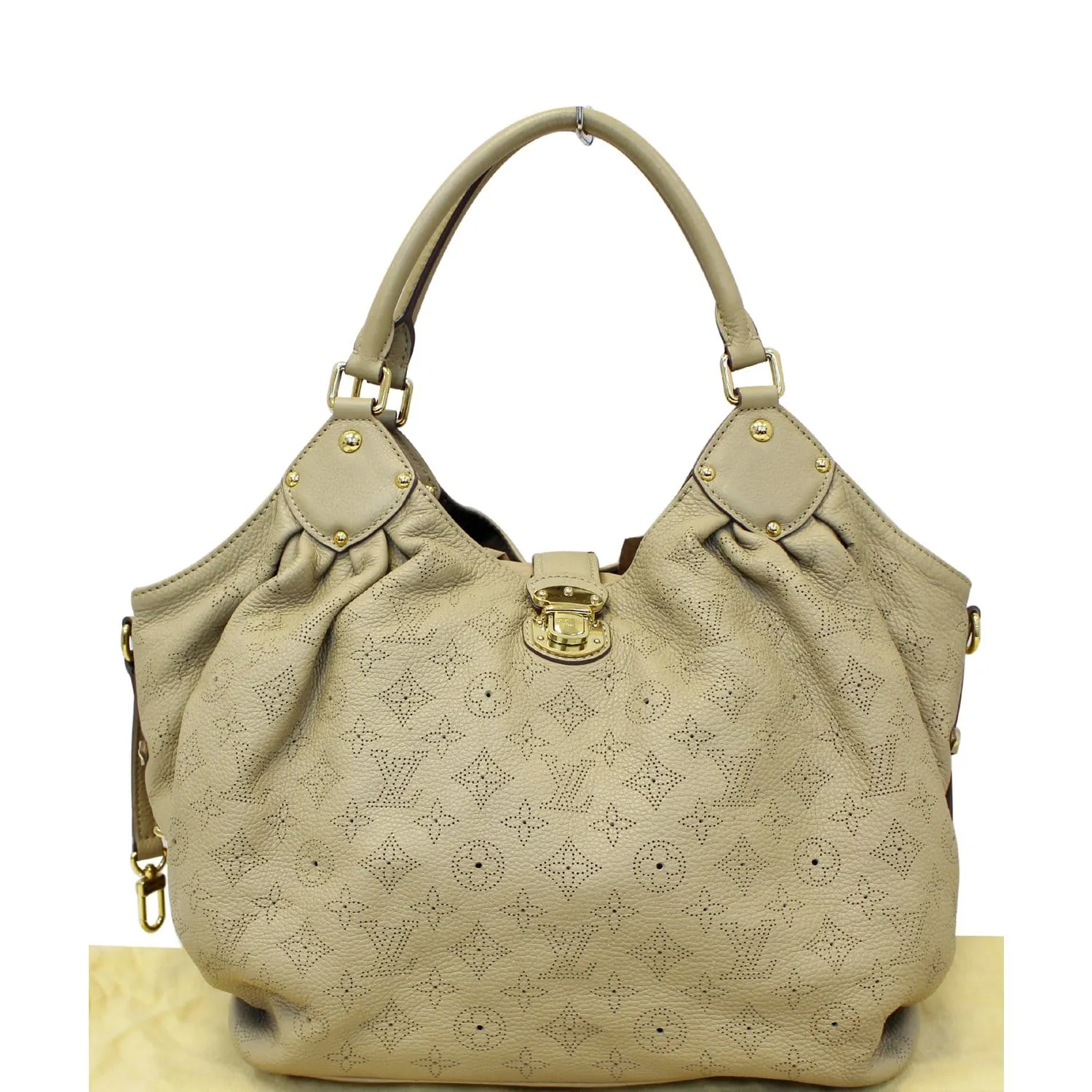 LOUIS VUITTON Mahina L Monogram Leather Shoulder Bag