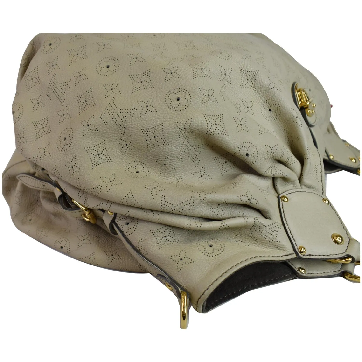 LOUIS VUITTON Mahina XXL Monogram Leather Opal Shoulder Bag