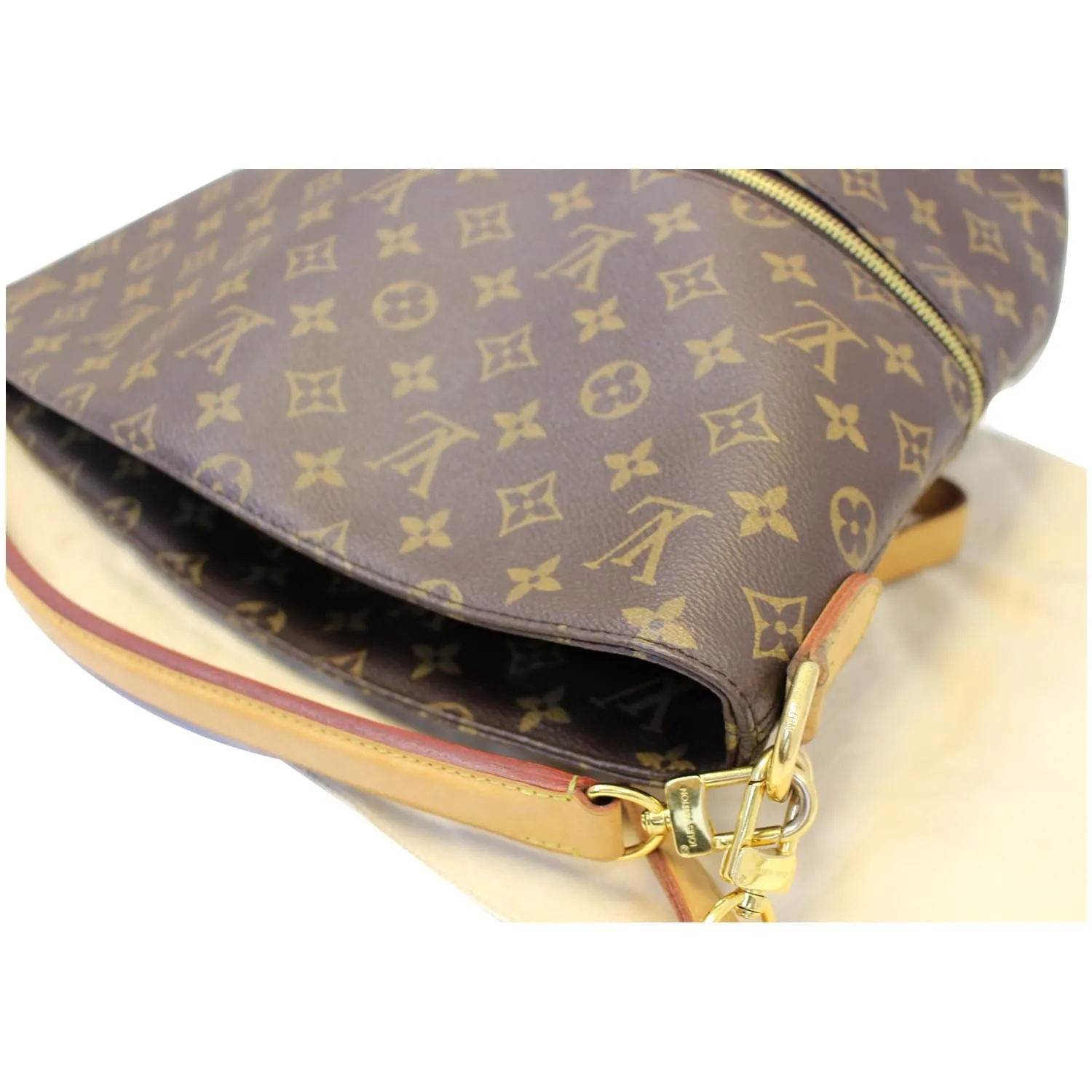 LOUIS VUITTON Melie Monogram Canvas Hobo Shoulder Bag