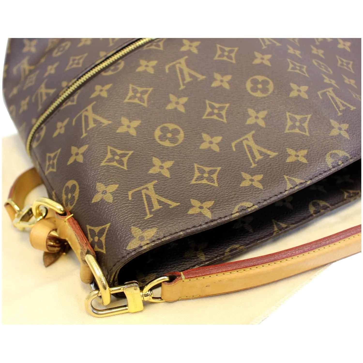 LOUIS VUITTON Melie Monogram Canvas Hobo Shoulder Bag