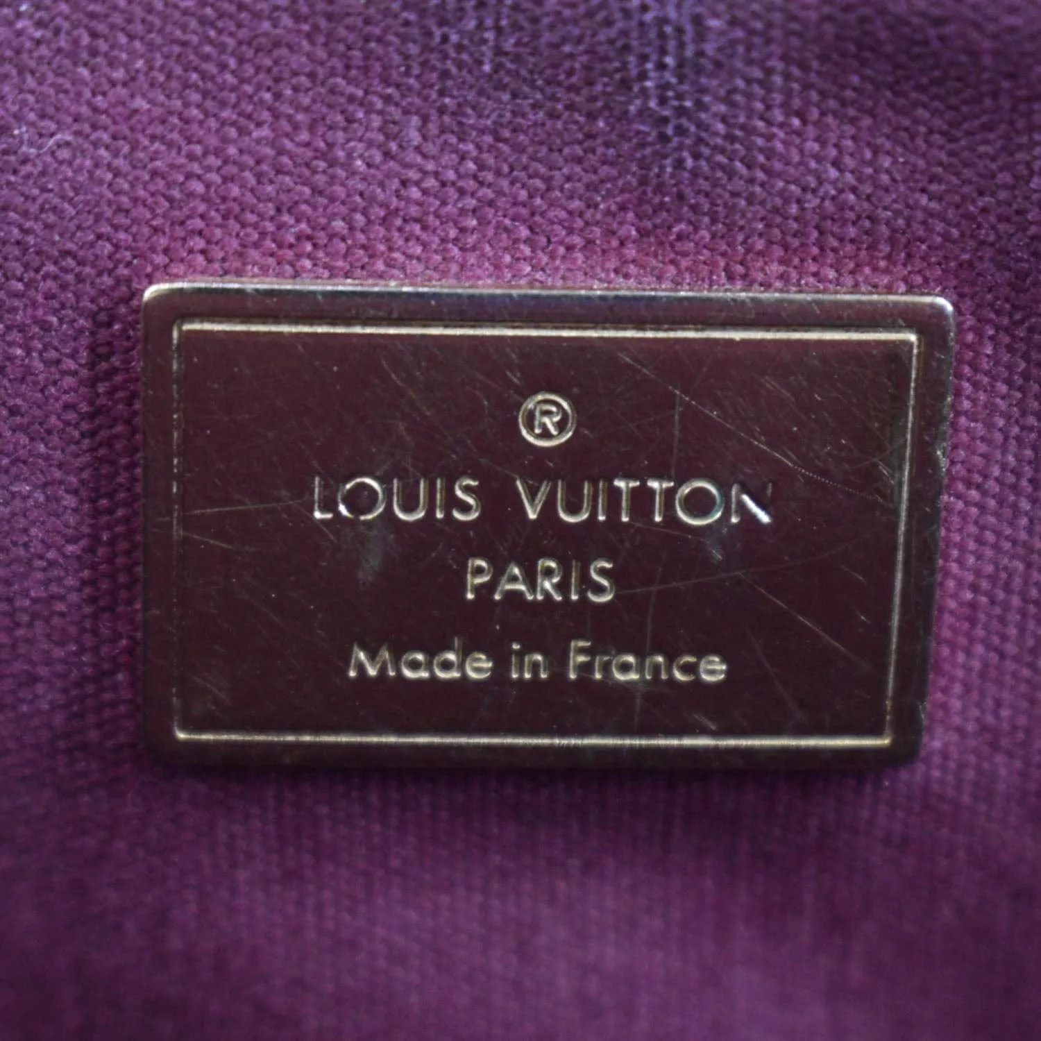 LOUIS VUITTON Miroir Patent Leather Tote Shoulder Bag Burgundy